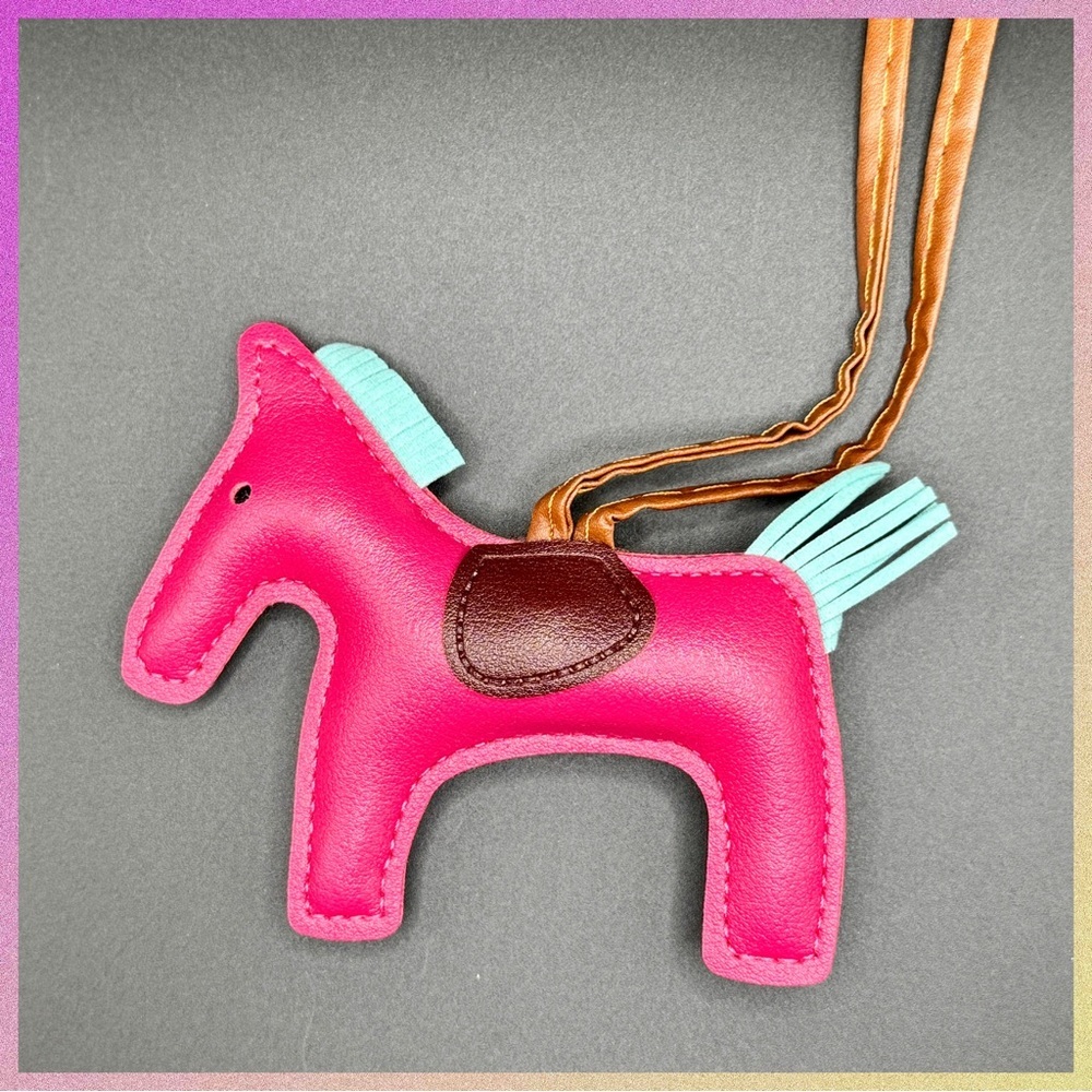 2025 Puffy Large Horse Purse and Backpack Accessory or Keychain